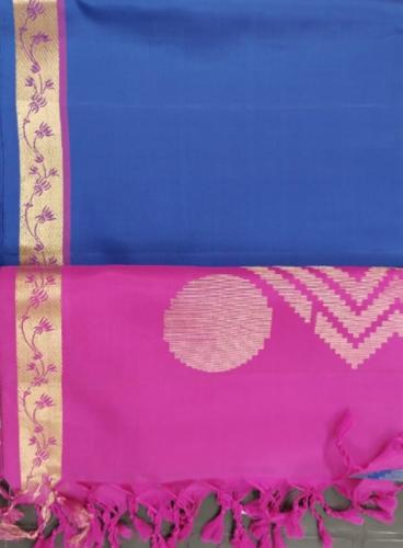 SOFT SILK SAREE WITH BLOUSE